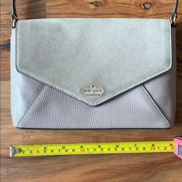 Kate Spade Grey-Purple Crossbody Envelope Bag - Picture 3 of 8